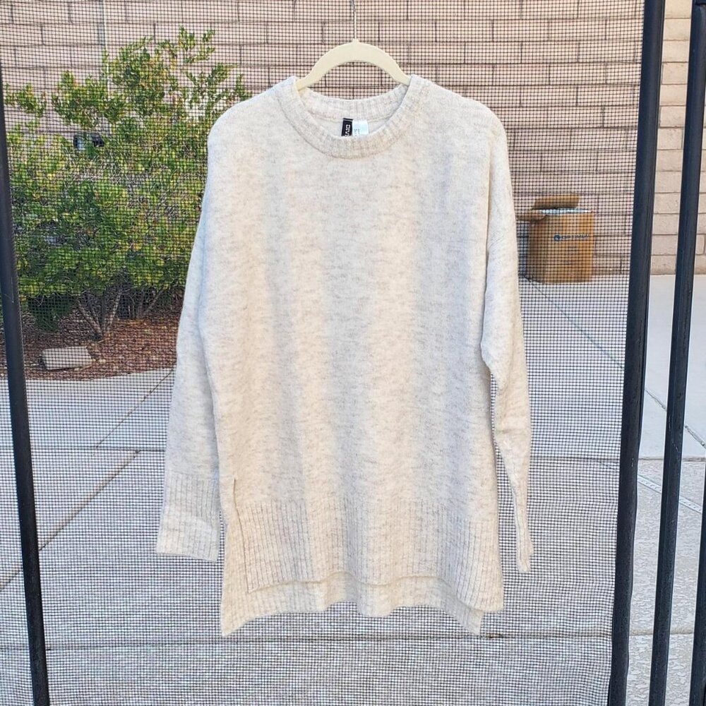 H&M Oatmeal Wool Blend Sweater size M